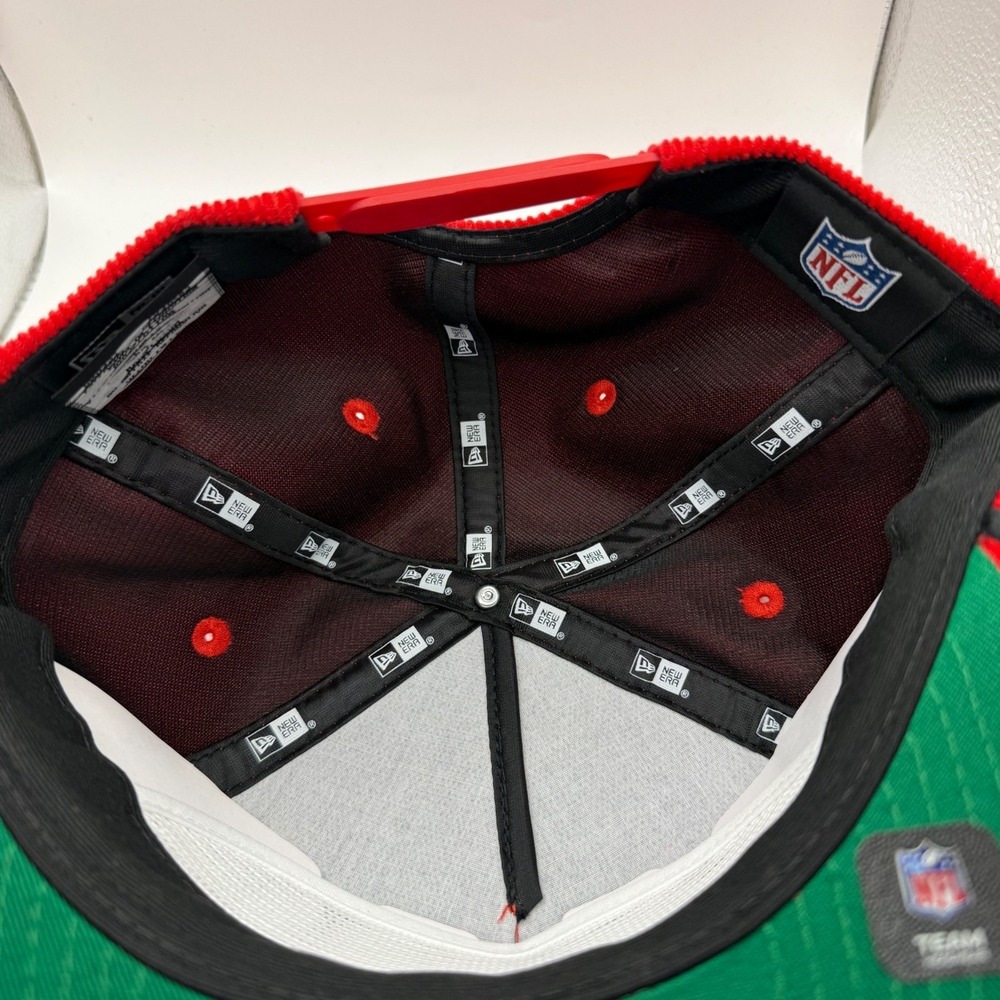 New Era San Francisco 49ers Retro Snapback Hat Corduroy Red & Gold - Picture 4 of 5
